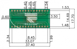 RE933-06ST, Prototyping board FR4 Epoxide + chem. Ni/Au, Roth Elektronik