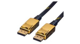 11.04.5639, Video Cable, DisplayPort Plug - DisplayPort Plug, 4096 x 2560, 1.5m, Roline