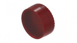 704.611.2, Switch Lens, Round, Red Transparent, 23.7mm, EAO