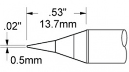 SFV-CN05AR, Soldering Tip Conical 390 °C, Metcal