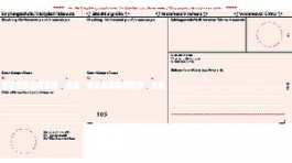 38300, A4 Post CH payment slip, Simplex