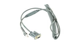 CBA-R06-C20PBR, RS232 Cable, Coiled, 6m, Suitable for LI2208, Zebra