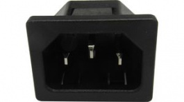 RND 465-00777, Inlet C14 Panel Mount Straight 10 A 250 VAC, RND Connect