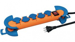 207620185 K, Outlet Strip 5 Type J (T13) Orange Type J (T12), Steffen