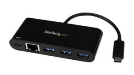 HB30C3AGEPD, USB Hub, 3x RJ45 Socket/USB A Socket/USB C Socket - USB C Plug, StarTech.com