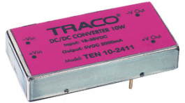 TEN 10-1215, DC/DC converter 9...18 VDC 24 VDC 10 W, Traco Power