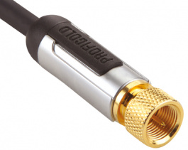 PROV9010, Antenna cable F-Plug F-Plug 10.0 m, PROFIGOLD