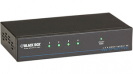 VSP-HDMI1X4-4K, HDMI Splitter 1 x 4, Black Box