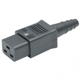 PX0599, Разъем: питания AC; IEC 60320; C19 (J); вилка; "мама"; на провод, Bulgin