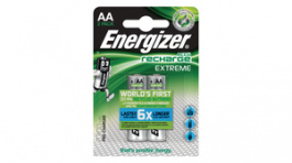 EXTREME AA 2300MAH 2P [2 шт], NiMH rechargeable battery AA 1.2 V 2.3 Ah, Energizer