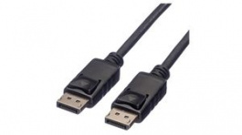 11.44.5764, Video Cable, Green, DisplayPort Plug - DisplayPort Plug, 4096 x 2560, 5m, Roline