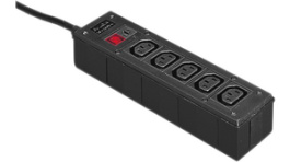 PXD303/050/01/1, Разъем: питания AC; разветвитель; 10А; 250ВAC; IEC 60320; 2м, Bulgin