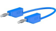 LK425-A/X 025CM BLUE Test lead diam. 4 mm Blue 25 cm 2.5 mm2 CAT I