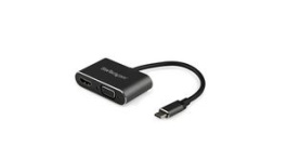 CDP2HDVGA, Adapter, USB-C Plug - HDMI Socket/VGA Socket, StarTech.com