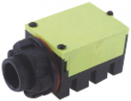 S1KA/BBB, Jack socket Black 3 Poles, Cliff