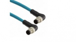 120108-8551, Sensor Cable M12 Plug-M12 Plug 10m 1.5A 4 Poles, Molex