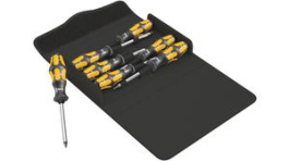 05137811001, Kraftform 900 Screwdriver Set, Phillips/Slotted/Torx, 7 Pieces, Wera Tools
