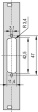 30118-334 Panel Sub-D 3 HE 4 TE