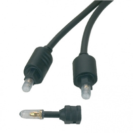 PB-1930, Audio cable Toslink - Toslink/3.5 mm 3 m Black, Maxxtro