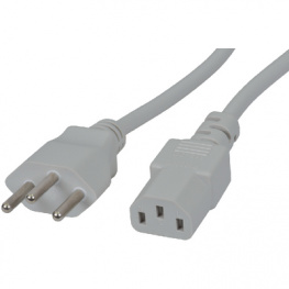 SP-220-10, 3-pin device cable CH Type 12 IEC-320-C13 3 m, Maxxtro