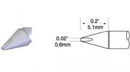 UFC-7CH5106S, Soldering Tip Chisel 0.6mm, Metcal