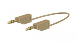 28.0073-07527, Измерительный провод; 60ВDC; 30ВAC; 32А; Дл: 0,75м; коричневый, Staubli (former Multi-Contact )