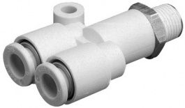 KQ2U08-02S, Branch with thread, SMC PNEUMATICS