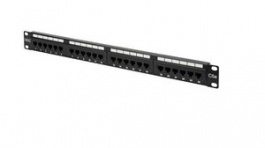 DN-91524U, 1GbE Patch Panel, Cat.5e, 24x RJ45, 19", DIGITUS