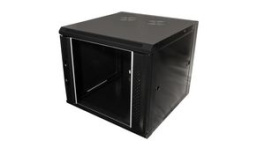 26990150, 19" Case, Wall Mount, 9U, Steel, Black, Value