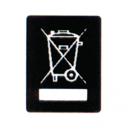 805532 [500 шт], Sticker, black, 10x13mm PU=500 ST, Brady