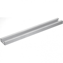 EN AW-6060 T66 25X15MM, Aluminium C-profile, length 1 m, Alcoa