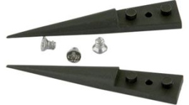 A259SV, Kit of 2 PVDF Tips and 3 Screws ESD Straight/Strong/Pointed 40mm, Ideal-Tek