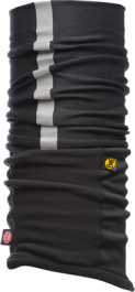 WINDPROOF-REF-BLACK, Reflective multi-purpose headwear Size one size black, Buff