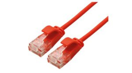 21.44.3915, Patch Cable, RJ45 Plug - RJ45 Plug, CAT6a, U/UTP, 2m, Red, Roline