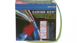 GYS375-E-D, Heat-Shrink Tubing Spool Box 4.8 ... 9.5mm Green / Yellow 6.5m, Thomas & Betts
