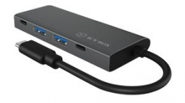 IB-HUB1428-C31, USB Hub, 4x USB A Socket/USB C Socket - USB C Plug, ICY BOX