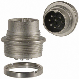 T 3506 000, Appliance plug, C091A 8-pin Poles 8 5 A 100 VAC/VDC, Amphenol