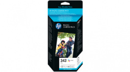 Q7948EE, Cartridge bundle 343 coloured, HP