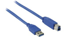 CCGP61100BU30, USB 3.0 Cable USB A Plug - USB B Plug 3m Blue, Nedis (HQ)