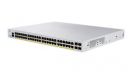 CBS250-48P-4G-EU, PoE Switch, Managed, 1Gbps, 370W, PoE Ports 48, Fibre Ports 4, SFP, Cisco Systems