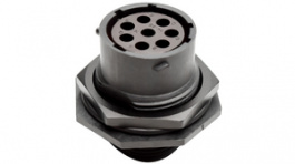 RTS714N7S03, Female jam nut receptacle Eco/Mate AQUARIUS/RTS7 Poles=7 Female Housing size14, Amphenol