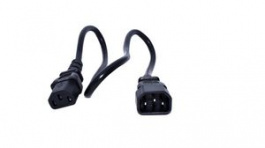 CS-CAB-IEC, Cradle Power Cord, IEC 60320 C13 - IEC 60320 C14, 500mm, Zebra