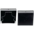 PIK EK 60/60 Cable Trunking Edge Protection End Cap 60 mm TPE-E, Black