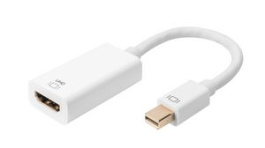 AK-340416-002-W, Adapter, DisplayPort Plug - HDMI Socket, DIGITUS