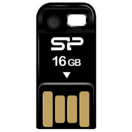 SP016GBUF2T02V1K, USB Stick Touch T02 16 GB black, Silicon Power