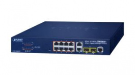 FGSD-1008HPS, PoE Switch, Managed, 1Gbps, 120W, RJ45 Ports 10, PoE Ports 8, Fibre Ports 2SFP, Planet