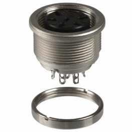 T 3403 000, Разъем: M16; гнездо; "мама"; на панель, гайка сзади; 300В; IP40, Amphenol