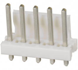 640445-5, Гнездо; провод-плата; "папа"; PIN:5; 3,96мм; THT; MTA-156; луженые, TE Connectivity
