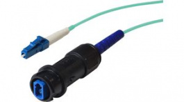 PXF4051CAD, FO cable 50/125um OM3 LC/LC 50 m Aqua, Bulgin