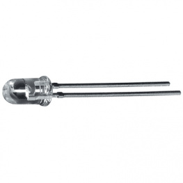 HLMP-D155, LED; 5мм; красный; 5,4?10мкд; 24°; 1мА; 1,6?1,8В; 87мВт, Broadcom (Avago)